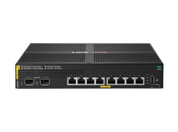 HPE Aruba Networking CX 6000 8p 10M/100M/1G Class4 PoE 2p SFP 1G 67W Switch Zarządzany L2 Gigabit Ethernet (10/100/1000) Obsługa PoE 1U Czarny