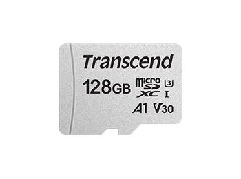 SD microSD Card 128GB Transcend SDXC USD300S-A w/Adapter