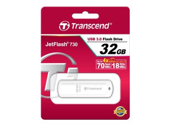 TRANSCEND TS32GJF730 Transcend memory USB 32GB Jetflash 730 USB 3.0 white