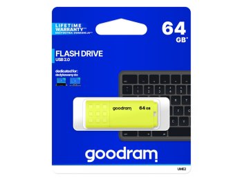 Pendrive UME2 64GB USB 2.0 Żółty