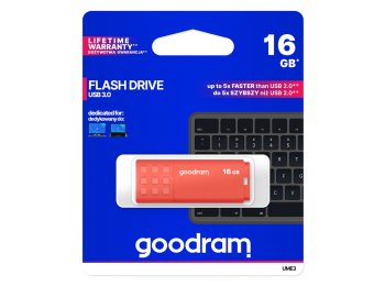 Pendrive UME3 16GB USB 3.0 Pomarańczowy