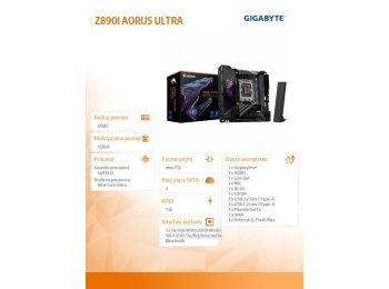 Płyta główna Z890I AORUS ULTRA