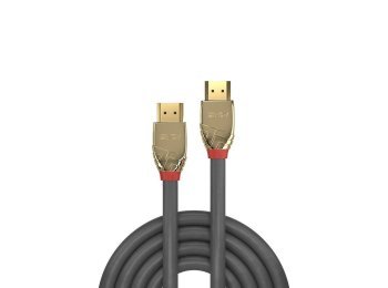 Lindy 37864 kabel HDMI 5 m HDMI Typu A (Standard) Złoto, Szary
