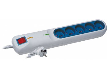 Listwa przeciwprzepięciowa LF 2005, 3L, 3,0m, szara