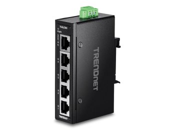 Trendnet TI-ELC50 przełącznik sieciowy Nie zarządzany Fast Ethernet (10/100) Czarny