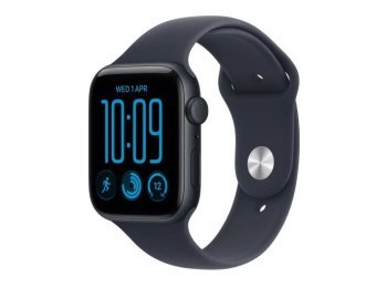 Smartwatch Watch SE 3 GPS, koperta 44mm z aluminium w kolorze północy, pasek sportowy w kolorze granatowym - rozmiar M/L
