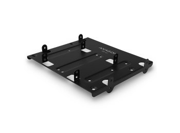 RHD-435 Ramka metalowa do montażu 4x 2.5" HDD (2x 2.5" HDD/SSD & 1x 3.5" HDD) w pozycji 5.25" Czarna