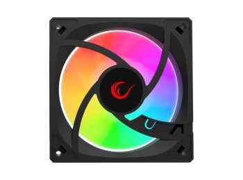 RAMPAGE WENTYLATOR DO OBUDOWY 120MM 1800RPM INFINITE LOOP ARGB BLACK PWM