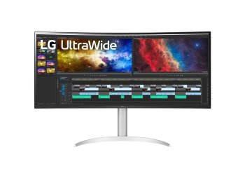 LG 38BQ85C-W monitor komputerowy 95,2 cm (37.5") 3840 x 1600 px Quad HD+ Biały