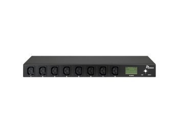 Inter-Tech PDU SA-0816 rozdzielacz zasilania PDU 8 x gniazdo sieciowe Czarny