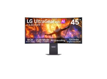 LG 45GX950B-B monitor komputerowy 114,3 cm (45") 5120 x 2160 px 5K Ultra HD OLED Czarny