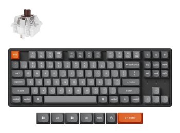 Keychron K8 Max klawiatura Uniwersalne USB + RF Wireless + Bluetooth Czarny