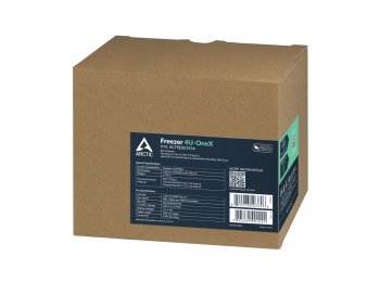 ARCTIC Freezer 4U-OneX Procesor Chłodnica powietrza 12 cm Czarny, Szary 1 szt.