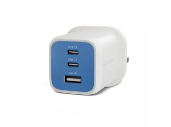 Ładowarka HyperJuice Flex 65W GaN niebieska