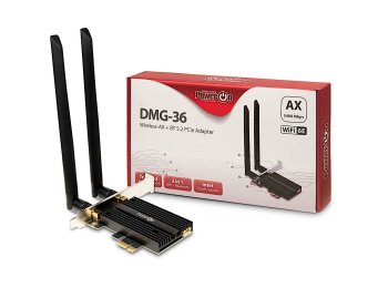 Inter-Tech DMG-36 Wewnętrzny WLAN / Bluetooth 5400 Mbit/s