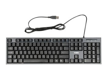 Zestaw klawiatura + mysz IBOX IKMS606 (USB 2.0; (US); kolor czarny; optyczna; 800 DPI)