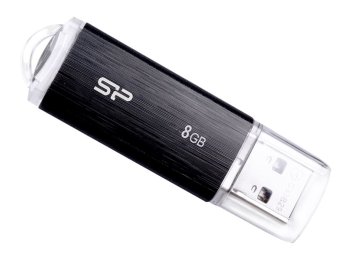 Pendrive Silicon Power Ultima U02 8GB USB 2.0 kolor czarny (SP008GBUF2U02V1K)
