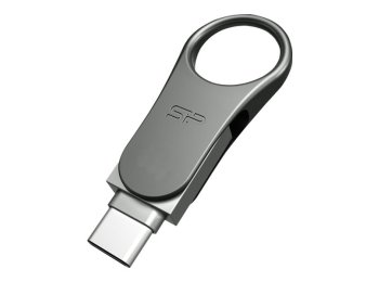 Pendrive Silicon Power Mobile C80 32GB Dual USB 3.1/Type-C Silver (SP032GBUC3C80V1S)