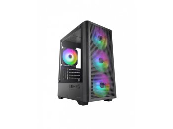 Obudowa MARS MC-VECTOR Czarna mATX 4xARGB