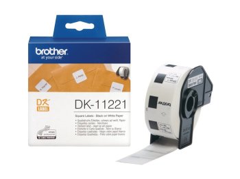 BROTHER DK11221 Taśma Brother Square Paper Label 23MM X 23MM X 1000