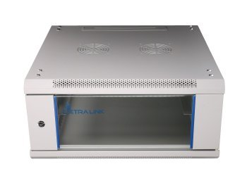 Extralink Szafa rack 4U 600x600 Szara montowana na ścianie
