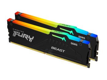 KINGSTON DDR5 32GB 6800MT/s CL34 DIMM (Kit of 2) FURY Beast RGB EXPO