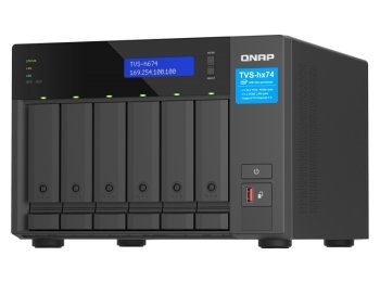 Serwer NAS TVS-h674-i5-32G 6x0HDD Intel i5-12400 32GB SODIMM DDR4