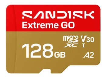 Sandisk Extreme Go microSD UHS-I 128GB MicroSD 240MB/s(R) / 120MB/s(W)