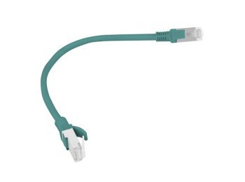 Patchcord UTP Lanberg PCU6-10CC-0025-G (RJ45 - RJ45 ; 0,25m; UTP; kat. 6; kolor zielony)