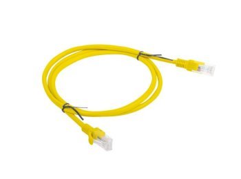 LANBERG PATCHCORD UTP KAT.6 1M ŻÓŁTY