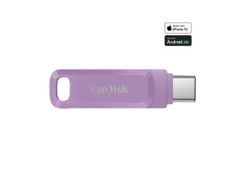 SanDisk Ultra Dual Drive Go USB 256GB pamięć USB USB Type-A / USB Type-C 3.2 Gen 1 (3.1 Gen 1) Lawenda