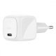 Ładowarka 30W PD PPS USB-C biała + kabel USB-C