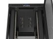 Szafa instalacyjna rack stojąca 19 cali 47U 800x1200 czarna drzwi perforowane LCD (flat pack) V2
