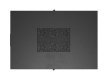 Szafa instalacyjna rack stojąca 19 cali 47U 800x1200 czarna drzwi perforowane LCD (flat pack) V2