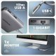 Axagon N HMC-5HL USB 5Gbps hub 2x USB-A HDMI 4k/60Hz RJ-45 GLAN PD 100W kabel USB-C Przewodowa USB 3.2 Gen 1 (3.1 Gen 1) Type-C Srebrny
