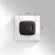 ACU-PQ33 Ładowarka sieciowa GaN 33W, 2x port (USB-C + USB-A), PD3.0/PPS/QC4+, czarna