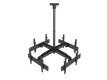 Equip 650372 uchwyt do tablic informacyjnych 165,1 cm (65") Czarny