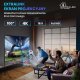Extralink Foldable Projection Screen 100\" PSF-100| Faltbare Projektionswand| 16 9 220x125cm