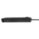 Listwa zasilająca MCE394 B, 1,5m|3 gniazda + 3xUSB. 110-240V AC 50/60Hz, 2.1A max 2500W, czarna