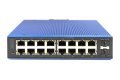 Digitus Przemysłowy 16+2 portowy zarządzany przełącznik Gigabit Ethernet PoE L2