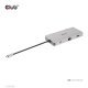 CLUB3D CSV-1594 stacja dokująca USB 3.2 Gen 1 (3.1 Gen 1) Type-C Czarny, Szary