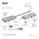 CLUB3D CSV-1594 stacja dokująca USB 3.2 Gen 1 (3.1 Gen 1) Type-C Czarny, Szary