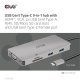 CLUB3D CSV-1594 stacja dokująca USB 3.2 Gen 1 (3.1 Gen 1) Type-C Czarny, Szary