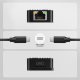 ADE-10GR Karta sieciowa USB-C 10Gbps, port RJ-45 10GbE (10/5/2.5/1G), chipset Realtek RTL8159, Wake-on-LAN, aluminiowa, odłączany kabel 19 cm, czarna