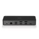Uniwersalna, hybrydowa stacja dokująca USB typu C i A do laptopa z obsługą 3x4K (DP, HDMI)