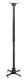 Uchwyt sufitowy do projektora CL25-550BL1 h:74,5-114,5 cm czarny