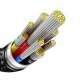 Kabel Baseus CAWJ040101 USB-C - USB-C 240W 480Mb/s 2m - czarno-szary
