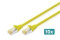 Digitus Kabel krosowy CAT 6A S/FTP, 10 sztuk
