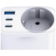 Adapter sieciowy Hyper Charger 30W 1xUSB-A 2xUSB-C 1x Schuko PD  QC 3.0 białt