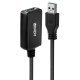 Lindy 43155 kabel USB USB 3.2 Gen 1 (3.1 Gen 1) 5 m USB A Czarny